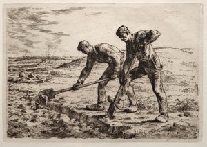 kazıcılar by Jean Francois Millet