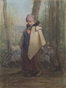 Örgü Çoban by Jean Francois Millet