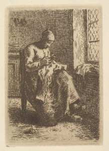 Kanalizasyon, 1855. by Jean Francois Millet
