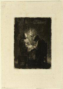 nöbet by Jean Francois Millet