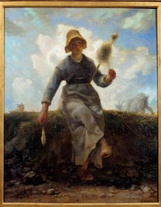 Dönücü, Auvergne keçi çobanı. Jean Francois Millet
