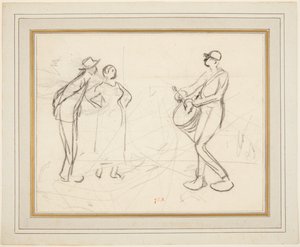 üç rakam by Jean Francois Millet