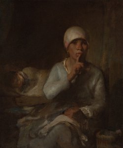 Kadın ve Çocuk (Sessizlik) by Jean Francois Millet
