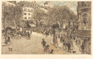 İtalyanlar Bulvarı by Jean Francois Raffaelli