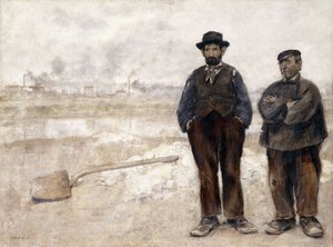 İki İşçi, by Jean Francois Raffaelli
