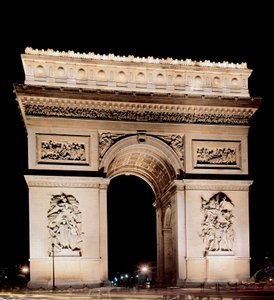 Jean Francois Chalgrin (1739-1811) tarafından gerçekleştirilen Arc de Triomphe