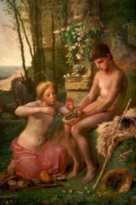 Bahar (Daphnis ve Chloë) by Jean Francois Millet