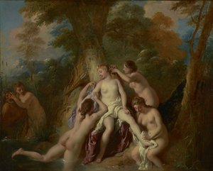 Diana ve Perileri Banyoda, 1722-4