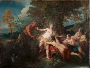 Pan ve Sirinks by Jean François de Troy