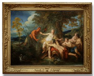 Pan ve Syrinx, 1720. by Jean François de Troy