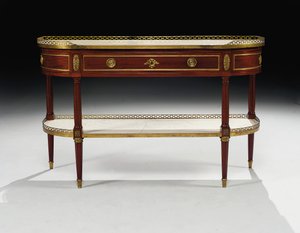 Louis XVI büfe konsolu by Jean Frederic Birckel