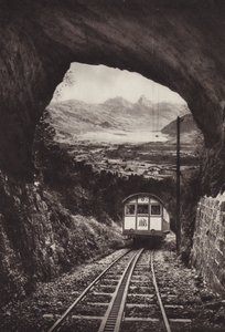 Electrische Arth Rigi Bahn (s / b fotoğraf) by Jean Gaberell