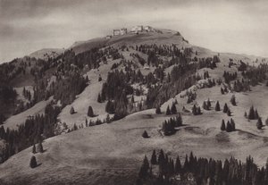 Oteller Rigi Kulm (s/b fotoğraf) by Jean Gaberell