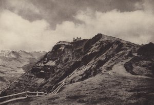 Rigi Kulm, tepedeki otel (s/b fotoğraf) by Jean Gaberell