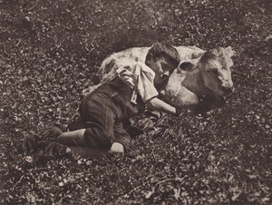 İsviçre: Siesta (s/b fotoğraf) by Jean Gaberell