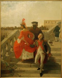 Saint-Lambert u.dHoudetot by Jean Francois Gigoux