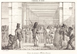 İlk Fransız Tiyatrosunun Kuyruğu by Jean Henri Marlet