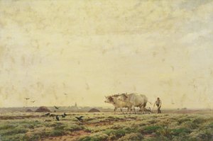 İlk Oluklar, Haute Alsace veya The Labourer, 1883 by Jean Henri Zuber