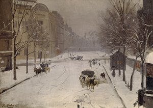 Rennes Raspail Kavşağı, 1889 dolayları by Jean Henri Zuber