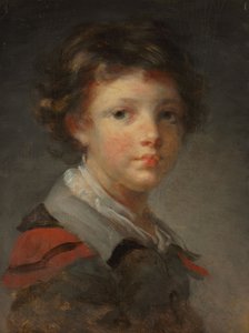 Kırmızı Çizgili Pelerinli Bir Çocuk, 1780
