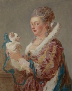 Köpekli Bir Kadın, ca. 1769. by Jean Honore Fragonard