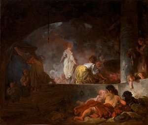 Çamaşırcılar by Jean-Honore Fragonard