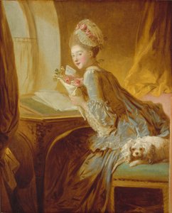 Aşk Mektubu, c.1770 (tuval üzerine yağlı boya) by Jean Honore Fragonard