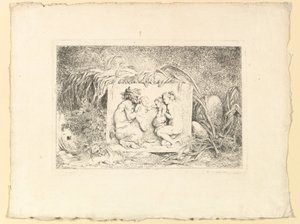 Satirler Ailesi, 1763. by Jean Honore Fragonard