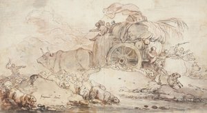 Durmuş Araba, 1759 by Jean Honore Fragonard