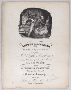 Cezayir'den Yazılmış Mektup, M.Ö. 1835.