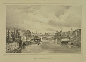 Auguste Bry tarafından yayınlanan Pont Royal