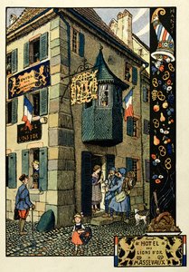 Üç renkli cennet; Massevaux 1918'de Hotel des Lions d'or;