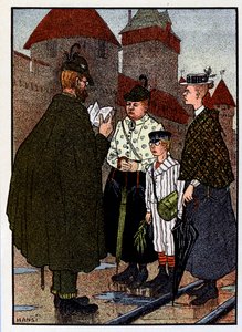 Vogesen Bilder (Vosges'in görüntüleri) ; kale ziyareti