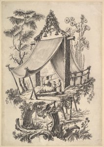 Ağaç ev, 1773. by Jean Jacques Avril