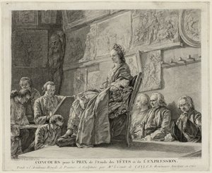 Başlıklar ve İfade Çalışması Ödülü Yarışması by Jean Jacques Flipart