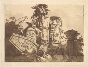 Eski eserlerle kompozisyon, Recueil de Compositions par Lagrenée Le Jeune Colle..., 1782-84