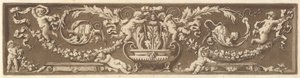 Recueil de Diff..., 1784'ten putti, akantus yaprakları ve meyve çelenkleriyle süs friz.