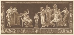 Farklı Kompozisyon Frizleri Koleksiyonundan Antik Kurban Sahnesi ve..., 1784.