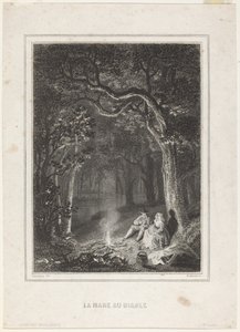 Şeytanın Göleti by Jean Jacques Outhwaite, after Charles François Daubigny