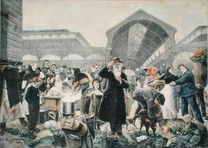 Sabahları Les Halles Pazarı