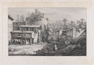 Farrier ile Manzara, Terrebasse Manzarası, Fransa, 1808. by Jean Jacques de Boissieu