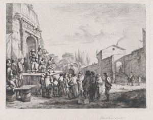 Küçük Şarlatanlar, 1773. by Jean Jacques de Boissieu