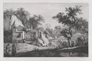 Küçük İnziva Yeri, 1793. by Jean Jacques de Boissieu