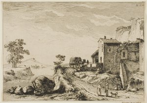 Keşiş ve Avcı by Jean Jacques de Boissieu