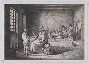 Okul Müdürü, 1780. by Jean Jacques de Boissieu