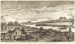Madrid kalesinin görünümü by Jean Jacques de Boissieu