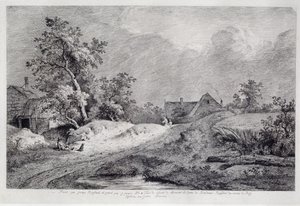 Buğday Tarlası, 1772 by Jean Jacques de Boissieu