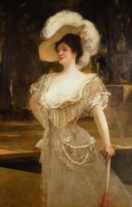 Bayan Portresi, 1901 by Jean Joseph Benjamin Constant