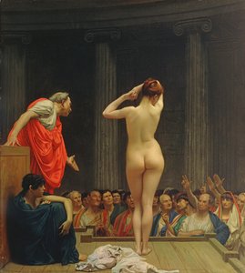 Bir Roma Köle Pazarı by Jean Leon Gerome