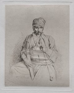 Mısırlı Sigara İçen by Jean Leon Gerome